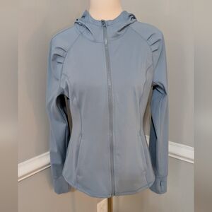 Yogalicious Light Blue Hooded Jacket